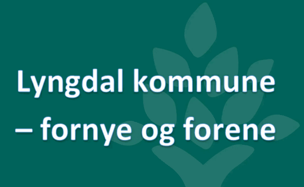 Kommuneplan Og Planprogram - Lyngdal Kommune